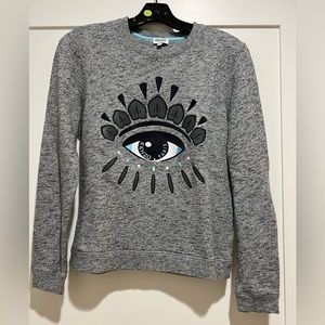 Kenzo eye grey sweatshirt size M great condition